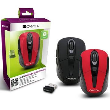 Canyon CNR-MSOW06B muis RF Draadloos Optisch 1600 DPI