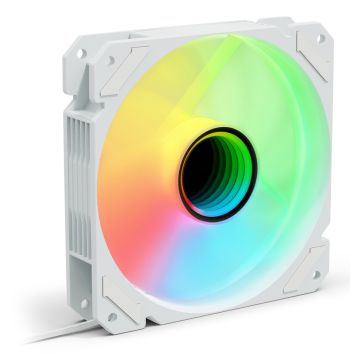 Sharkoon Shark Mirror PWM RGB, 120mm, Wit