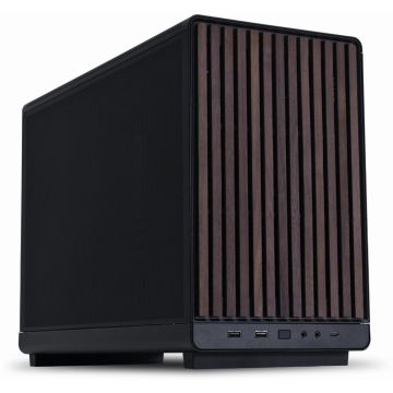 Lian Li & DAN Cases A3-mATX Wood Edition Black