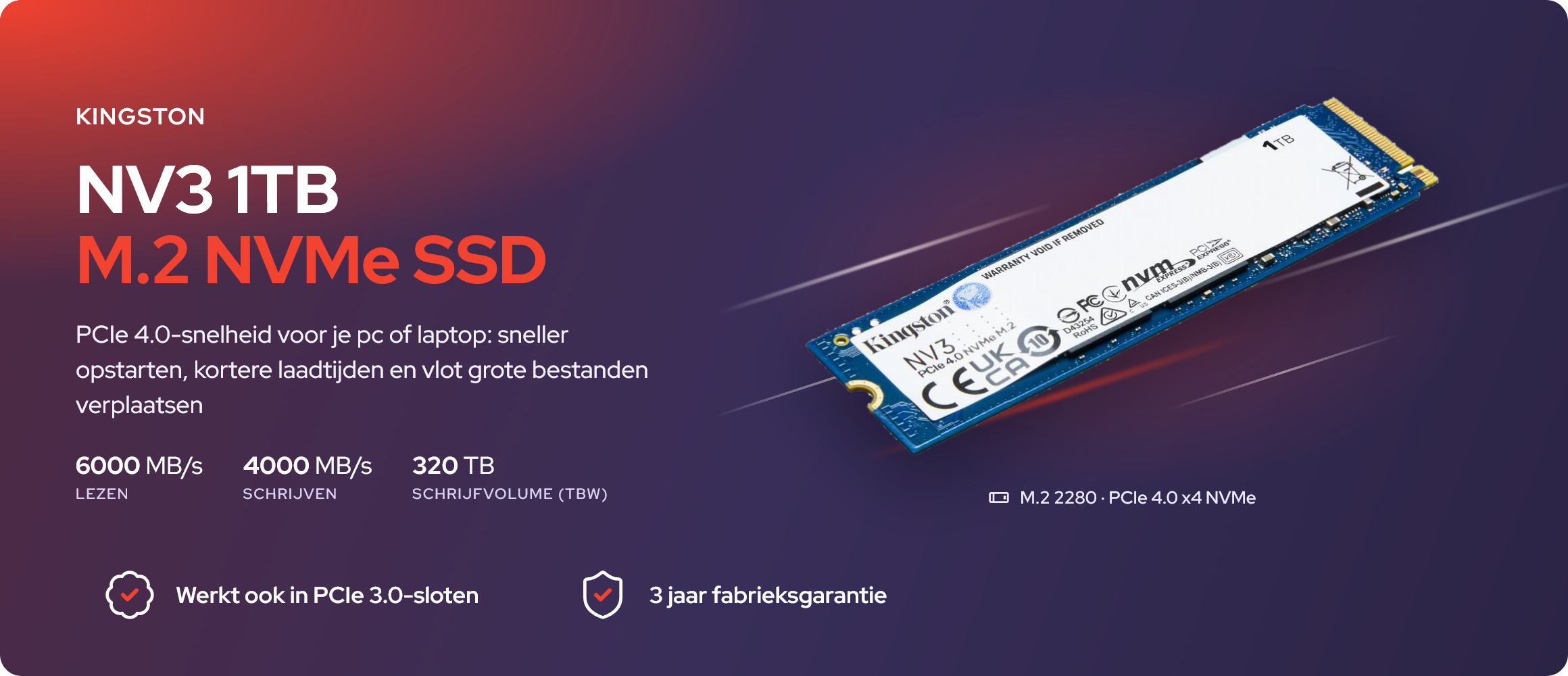Kingston NV3 M.2 2280 (retail) 1TB